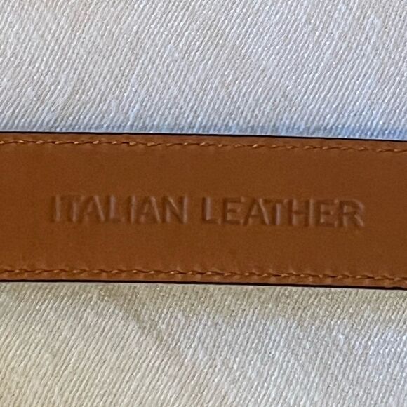 Ralph Lauren skinny black leather belt, size M, 36” excellent preowned condition - Picture 3 of 10